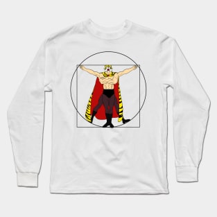 vitruvian tigerman Long Sleeve T-Shirt